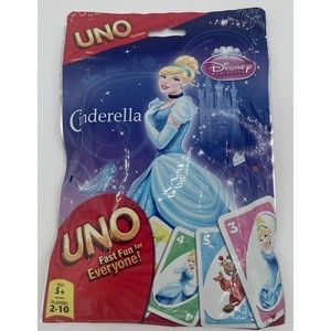 Disney Cinderella Uno Cards-New In Package